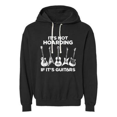 Funny Guitar Player Music Musician Garment-Dyed Fleece Hoodie