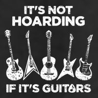 Funny Guitar Player Music Musician 7 Panel Mesh Trucker Snapback Hat