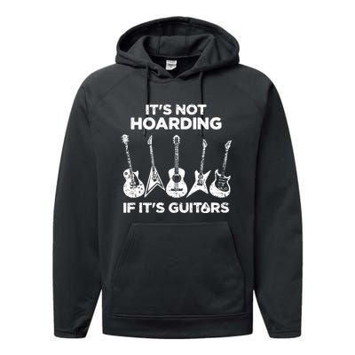 Funny Guitar Player Music Musician Performance Fleece Hoodie