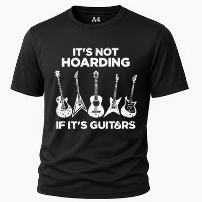 Funny Guitar Player Music Musician Cooling Performance Crew T-Shirt