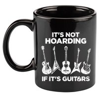 Funny Guitar Player Music Musician 11oz C Handle Ceramic Mug
