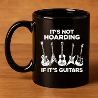 Funny Guitar Player Music Musician 11oz C Handle Ceramic Mug