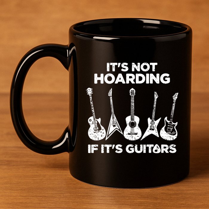 Funny Guitar Player Music Musician 11oz C Handle Ceramic Mug