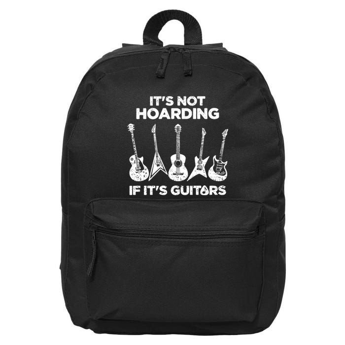 Funny Guitar Player Music Musician 16 in Basic Backpack