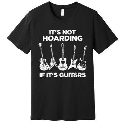 Funny Guitar Player Music Musician Premium T-Shirt