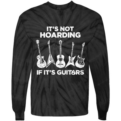 Funny Guitar Player Music Musician Tie-Dye Long Sleeve Shirt