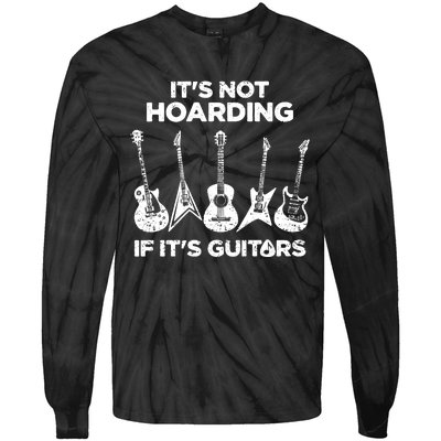 Funny Guitar Player Music Musician Tie-Dye Long Sleeve Shirt