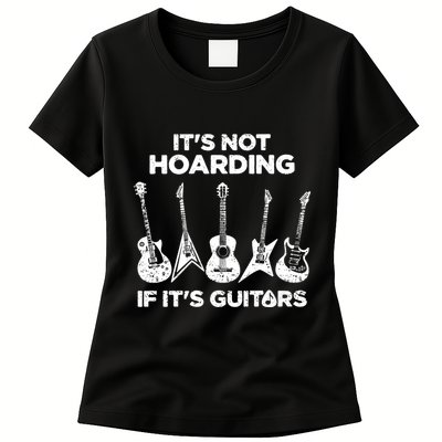 Funny Guitar Player Music Musician Womens T-Shirt