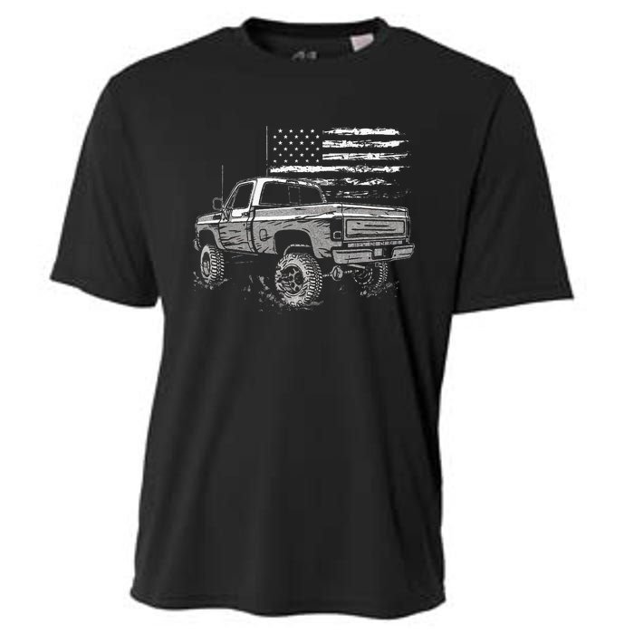 First Gen Pickup Truck Old Truck Vintage Truck Cooling Performance Crew T-Shirt