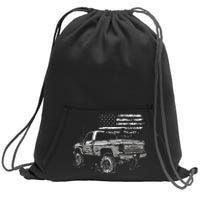 First Gen Pickup Truck Old Truck Vintage Truck Sweatshirt Cinch Pack Bag