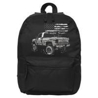 First Gen Pickup Truck Old Truck Vintage Truck 16 in Basic Backpack