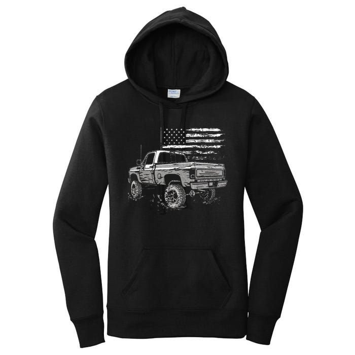 First Gen Pickup Truck Old Truck Vintage Truck Women's Pullover Hoodie