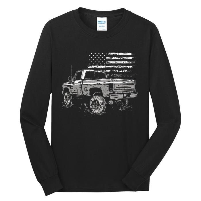 First Gen Pickup Truck Old Truck Vintage Truck Tall Long Sleeve T-Shirt