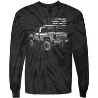 First Gen Pickup Truck Old Truck Vintage Truck Tie-Dye Long Sleeve Shirt