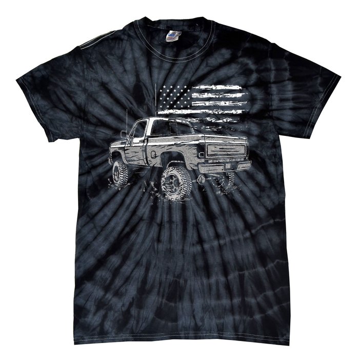 First Gen Pickup Truck Old Truck Vintage Truck Tie-Dye T-Shirt