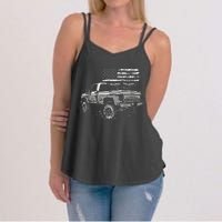 First Gen Pickup Truck Old Truck Vintage Truck Women's Strappy Tank