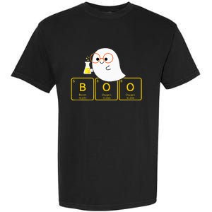 Funny Ghost Periodic Table Boo Halloween Costume Chemistry Garment-Dyed Heavyweight T-Shirt