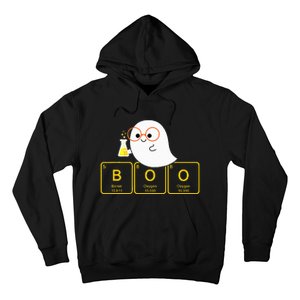 Funny Ghost Periodic Table Boo Halloween Costume Chemistry Hoodie