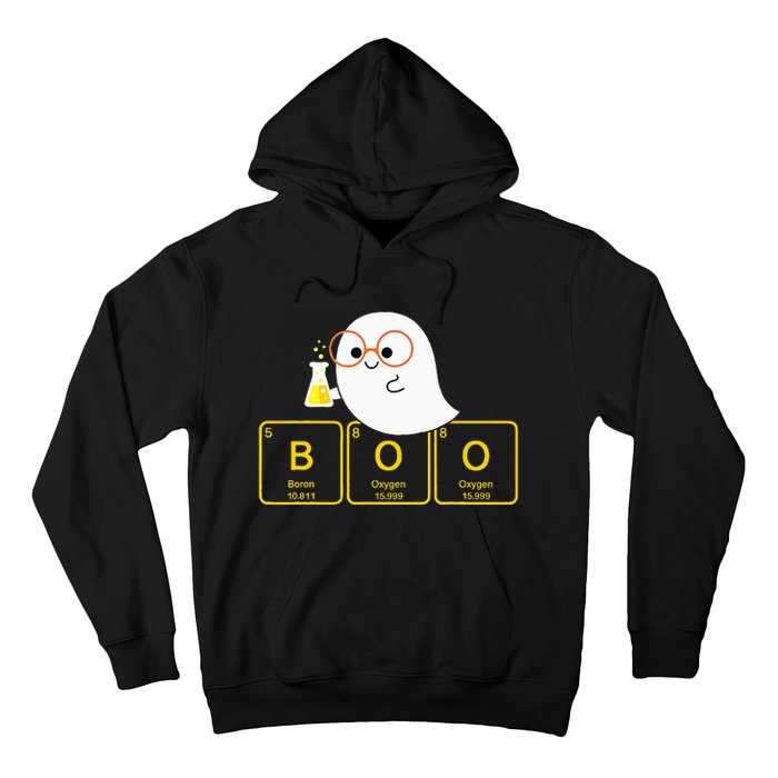 Funny Ghost Periodic Table Boo Halloween Costume Chemistry Hoodie