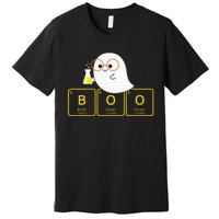 Funny Ghost Periodic Table Boo Halloween Costume Chemistry Premium T-Shirt