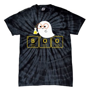 Funny Ghost Periodic Table Boo Halloween Costume Chemistry Tie-Dye T-Shirt