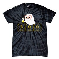 Funny Ghost Periodic Table Boo Halloween Costume Chemistry Tie-Dye T-Shirt