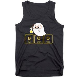 Funny Ghost Periodic Table Boo Halloween Costume Chemistry Tank Top