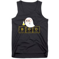 Funny Ghost Periodic Table Boo Halloween Costume Chemistry Tank Top