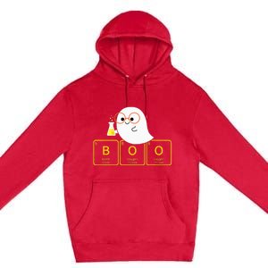 Funny Ghost Periodic Table Boo Halloween Costume Chemistry Premium Pullover Hoodie