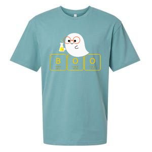 Funny Ghost Periodic Table Boo Halloween Costume Chemistry Sueded Cloud Jersey T-Shirt