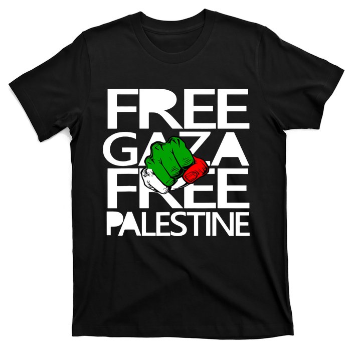 Free Gaza Palestine Flag T-Shirt