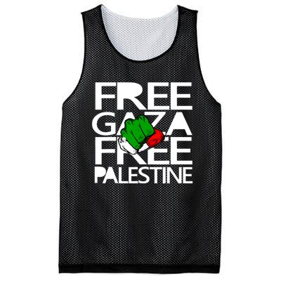 Free Gaza Palestine Flag Mesh Reversible Basketball Jersey Tank