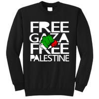 Free Gaza Palestine Flag Tall Sweatshirt