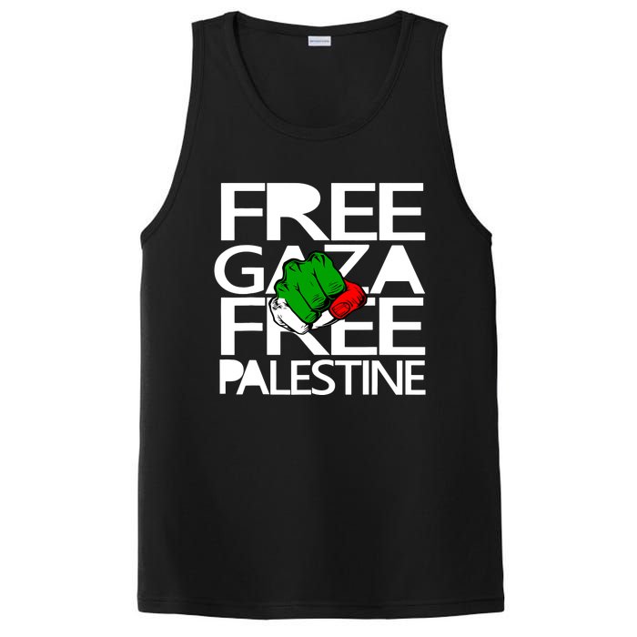 Free Gaza Palestine Flag PosiCharge Competitor Tank