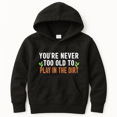 Funny Gardener Plant Gardening Kids Hoodie