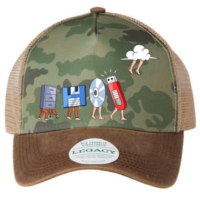 Funny Geek Programmer Nerd Developer Computer Engineering Gift Legacy Tie Dye Trucker Hat