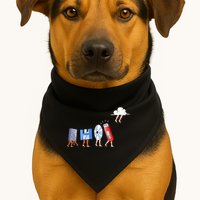Funny Geek Programmer Nerd Developer Computer Engineering Gift USA-Made Doggie Bandana