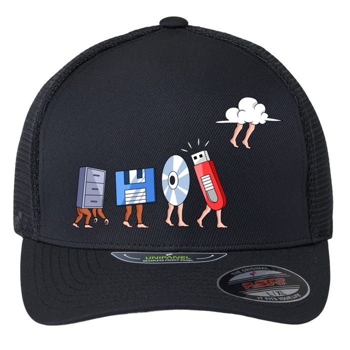 Funny Geek Programmer Nerd Developer Computer Engineering Gift Flexfit Unipanel Trucker Cap