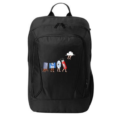 Funny Geek Programmer Nerd Developer Computer Engineering Gift City Backpack