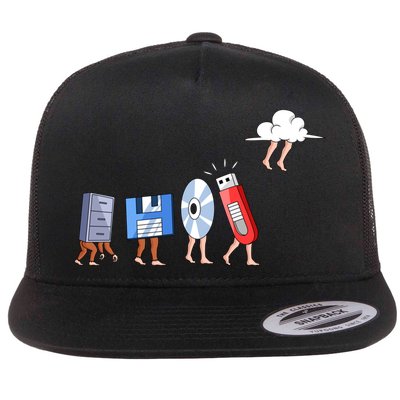 Funny Geek Programmer Nerd Developer Computer Engineering Gift Flatbill Hat