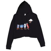 Funny Geek Programmer Nerd Developer Computer Engineering Gift Crop Fleece Hoodie
