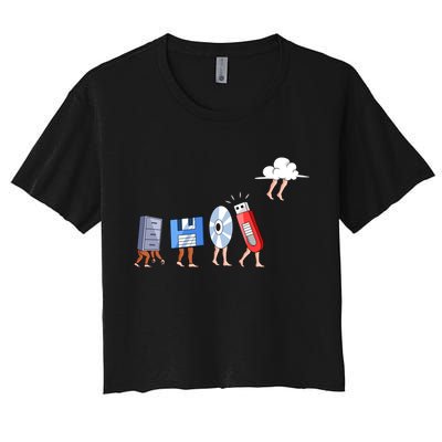 Funny Geek Programmer Nerd Developer Computer Engineering Gift Crop Top