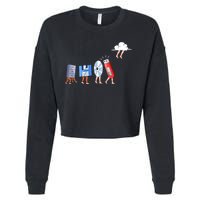 Funny Geek Programmer Nerd Developer Computer Engineering Gift Cropped Pullover Crew