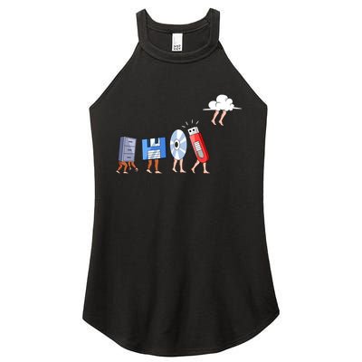 Funny Geek Programmer Nerd Developer Computer Engineering Gift Women's Perfect Tri Rocker Tank
