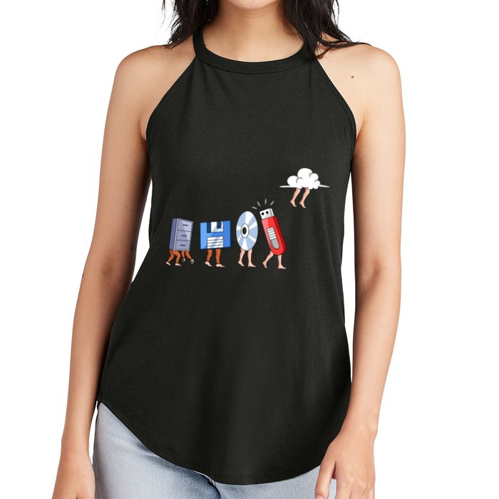 Funny Geek Programmer Nerd Developer Computer Engineering Gift Women's Perfect Tri Rocker Tank