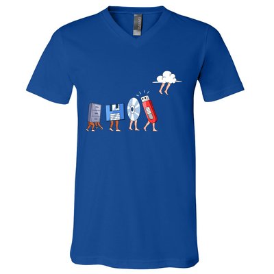Funny Geek Programmer Nerd Developer Computer Engineering Gift V-Neck T-Shirt