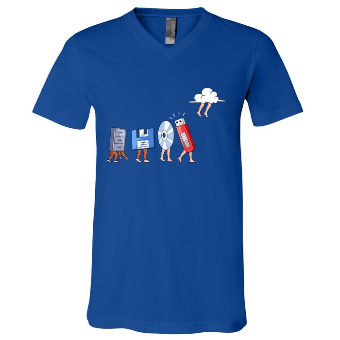 Funny Geek Programmer Nerd Developer Computer Engineering Gift V-Neck T-Shirt