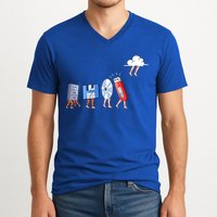 Funny Geek Programmer Nerd Developer Computer Engineering Gift V-Neck T-Shirt