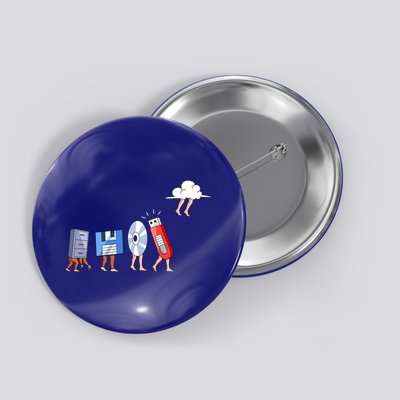 Funny Geek Programmer Nerd Developer Computer Engineering Gift Button