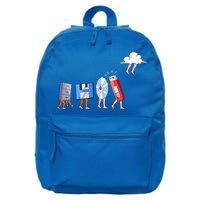 Funny Geek Programmer Nerd Developer Computer Engineering Gift 16 in Basic Backpack